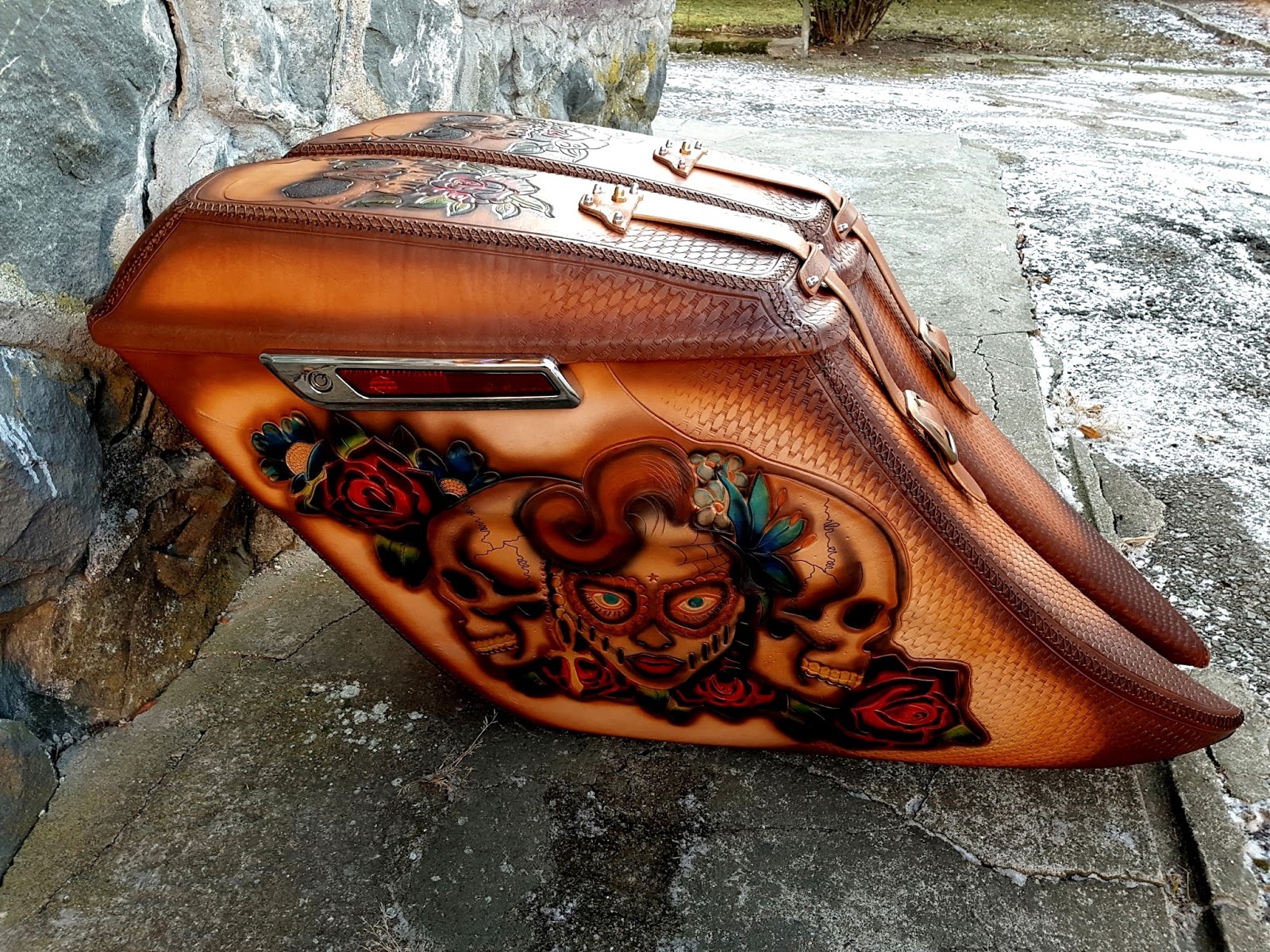 Noggdesign HarleyDavidson Custom Bagger Leather Bags
