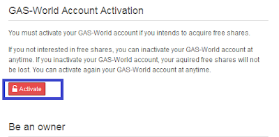 activate gas world