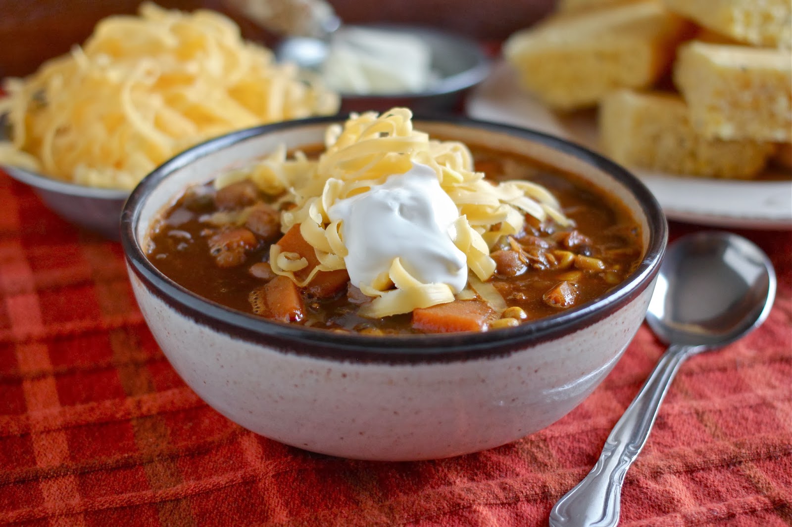Arctic Garden Studio Spicy Three Bean Chili with Corn