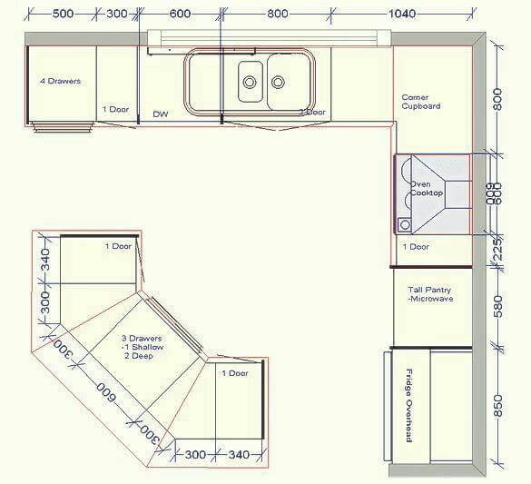 Standard Kitchen Dimensions And Layout FantasticEng