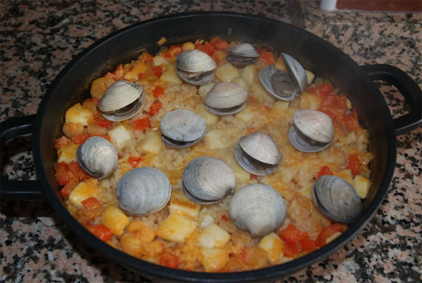 Recetas clásicas Paella de marisco ¡Qué rico!