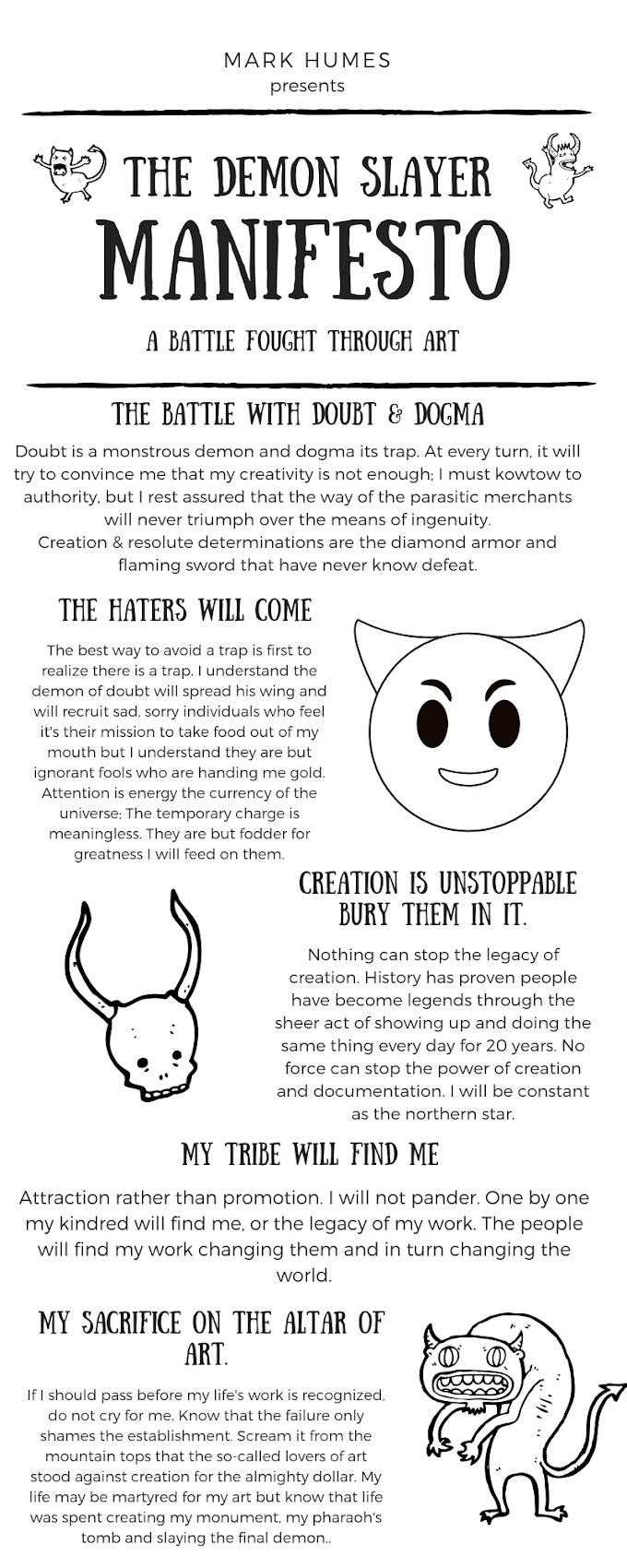 The Demon Slayer Manifesto (A Battle Fought Through Art)