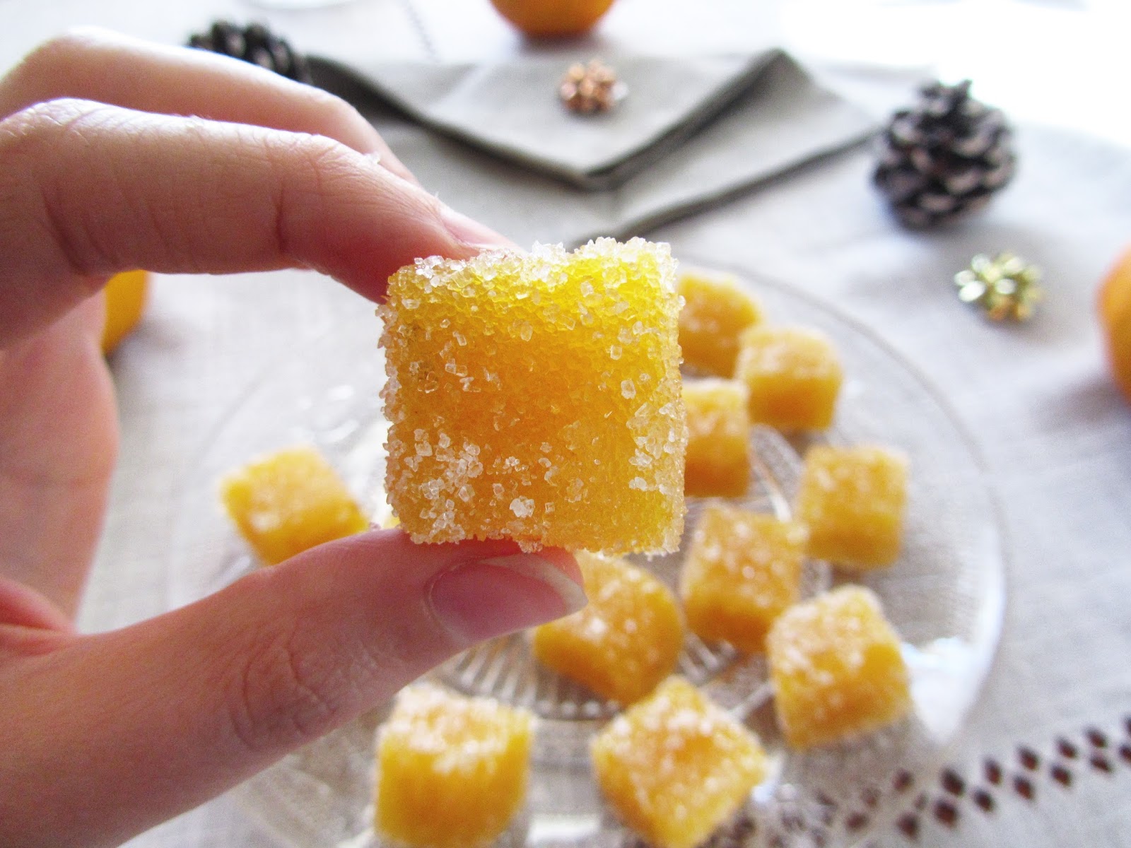 Pâte de fruit orange et fève Tonka Yummy & cie