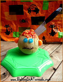 Spaghetti Brains for Halloween | Recipe developed by www.BakingInATornado.com | #recipe #Halloween