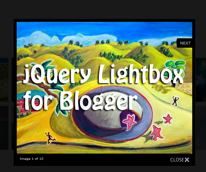 jquery lightbox , blogger plugins