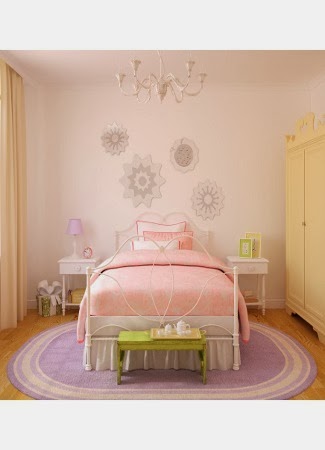 warna cat kamar tidur pink pucat