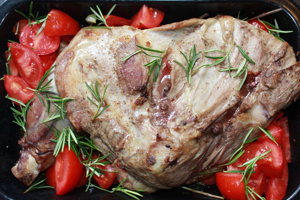 What's in my AGA? Slow cooking Shoulder of Lamb from the Aga