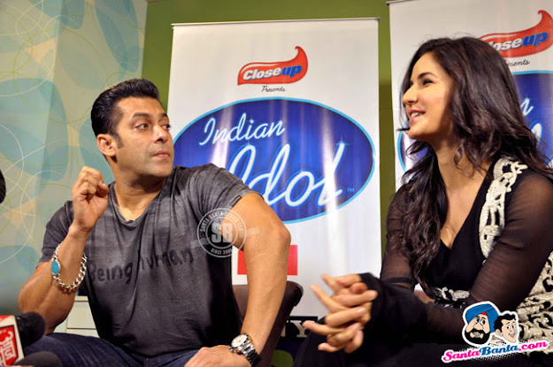 Salman Khan and Katrina Kaif - (7) - Salman Katrina Kaif on the Sets of Indian Idol to Promote ETT