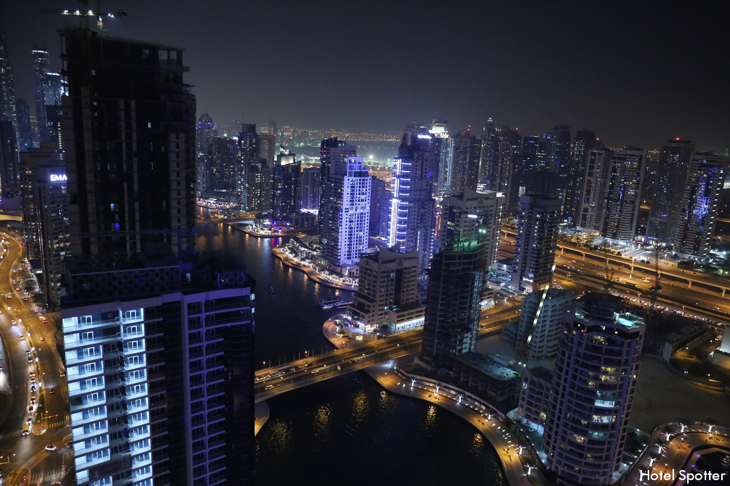 InterContinental Dubai Marina - recenzja hotelu - widok z club lounge