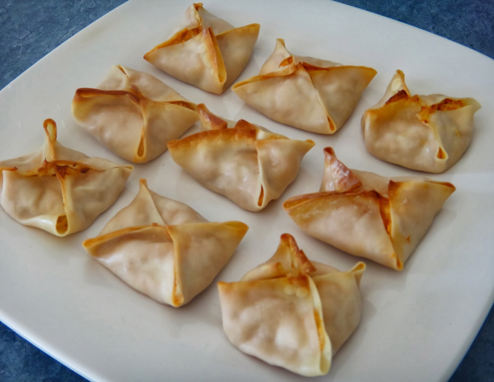 Healthy Baked Crab Rangoons