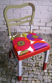 krzesło stylizowane / lata 40-te / autor: Iwona Wysocka