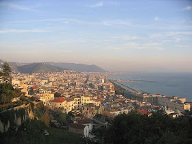 A panoramic view over the city of Salerno