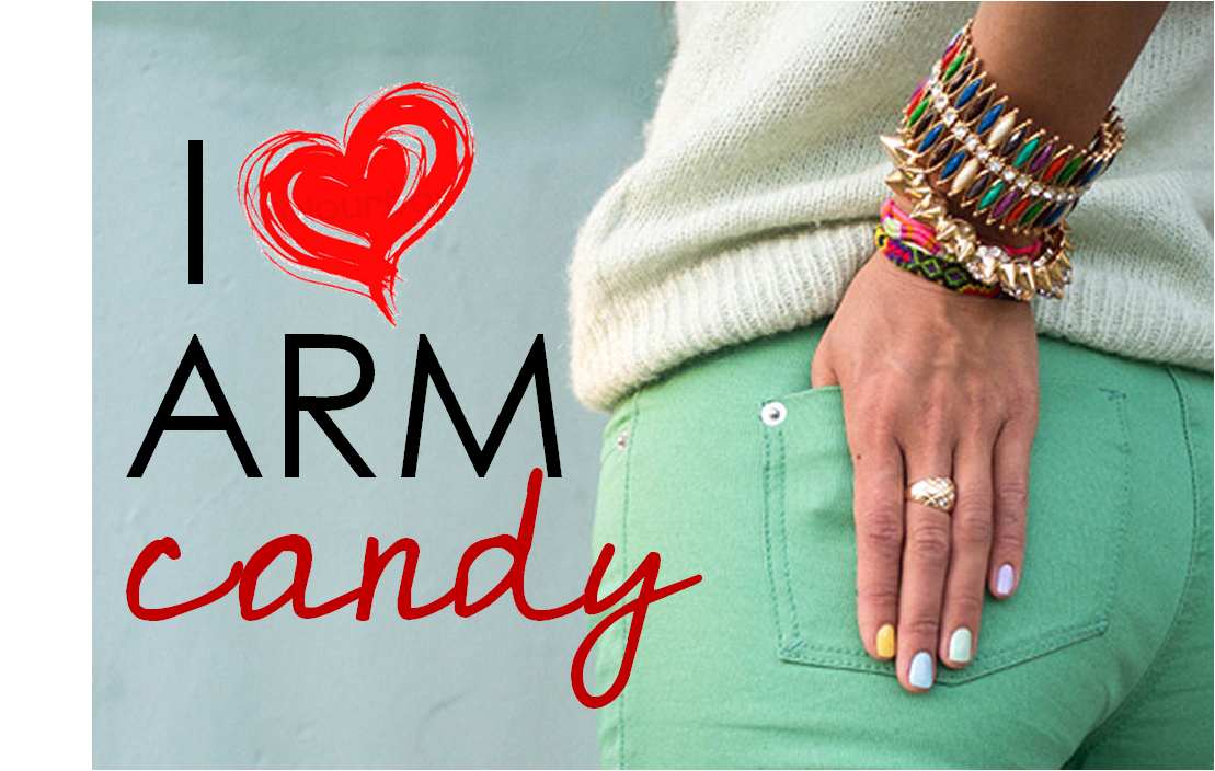 Fecho Éclair Arm Candy )