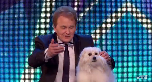 Marc Métral And His Talking Dog Wendy Marc Métral and his talking dog Wendy