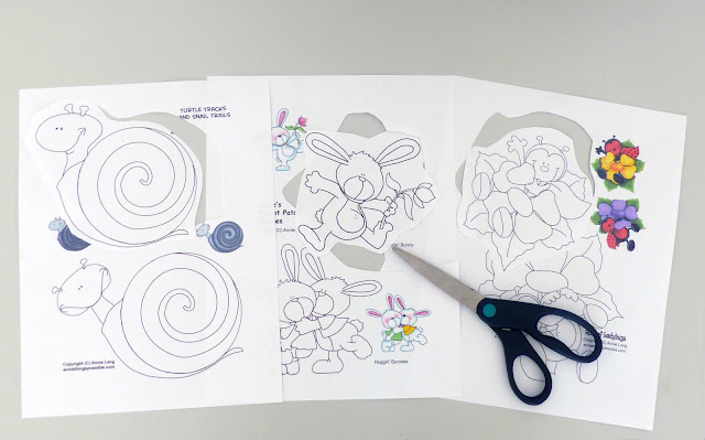 Annie Lang shows you how to prepare printed lineart  to transfer onto canvas panels for kid craft projects.