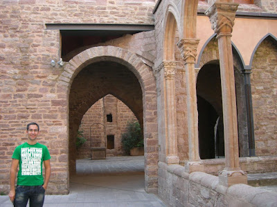 Cloister inside the Castle of Cardona