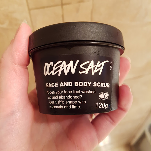 LUSH ocean salt face and body scrub | Almost Posh