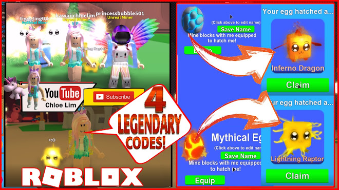 Roblox Mining Simulator Gameplay 4 New Codes For Legendary - all codes for mining simulator in roblox