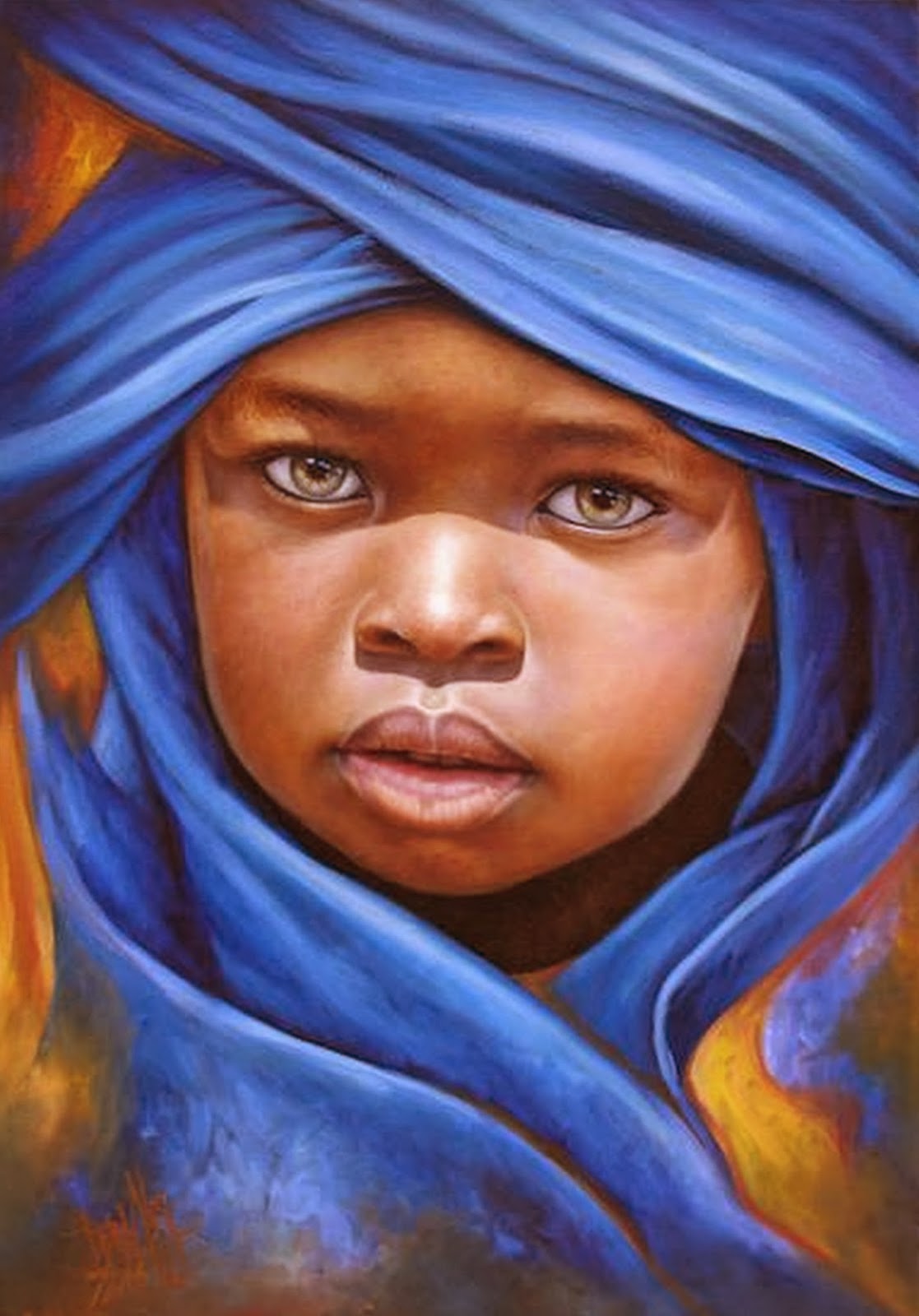 El arte es su máxima expresión : pinturas oleo de africanas