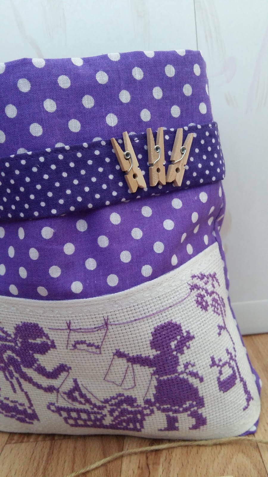 Home Sweet Helga : Мешочек для хранения прищепок