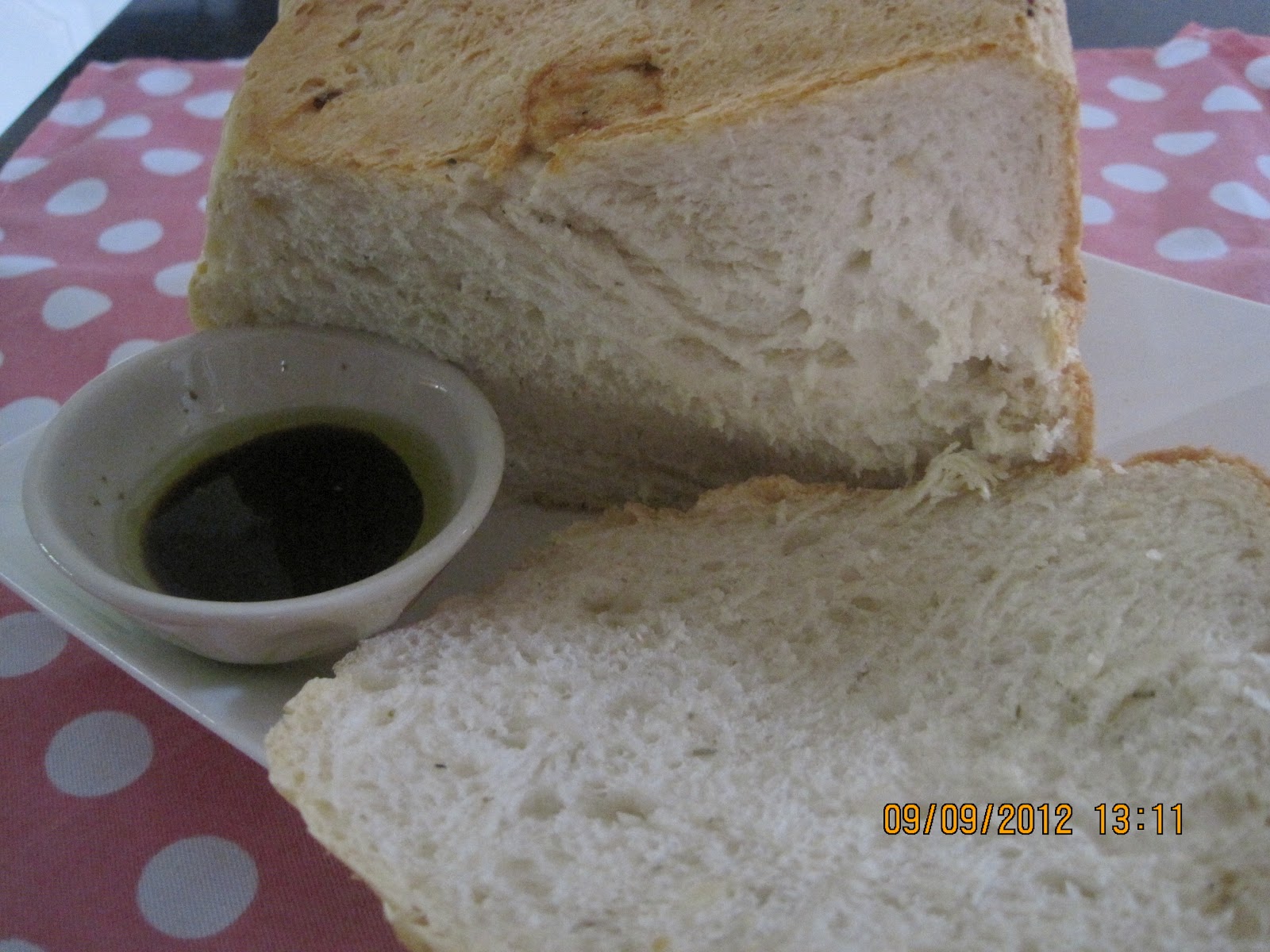 Fluene's Corner Mixed Herbs Bread with Breadmaker