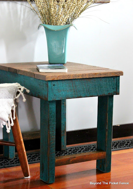 Make a Simple Side Table from Reclaimed Wood