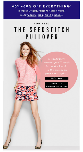 J.Crew Aficionada: Take an Extra 50% Off at Clearance at J.Crew Factory!