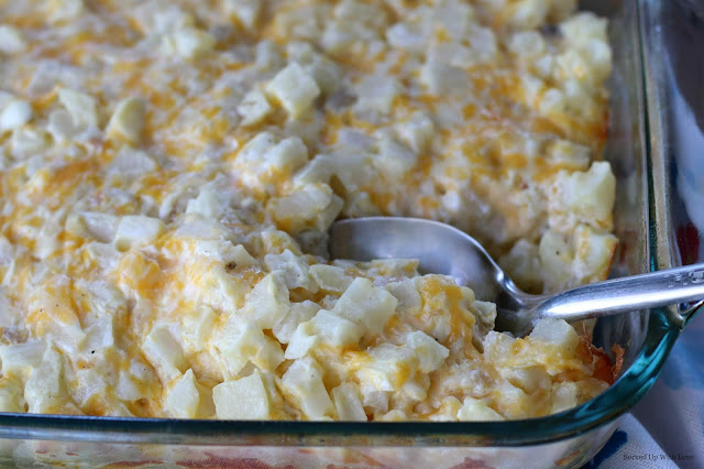 Hashbrown Casserole recipe from Served Up With Love