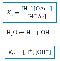 Acid–Base Equilibrium in Water