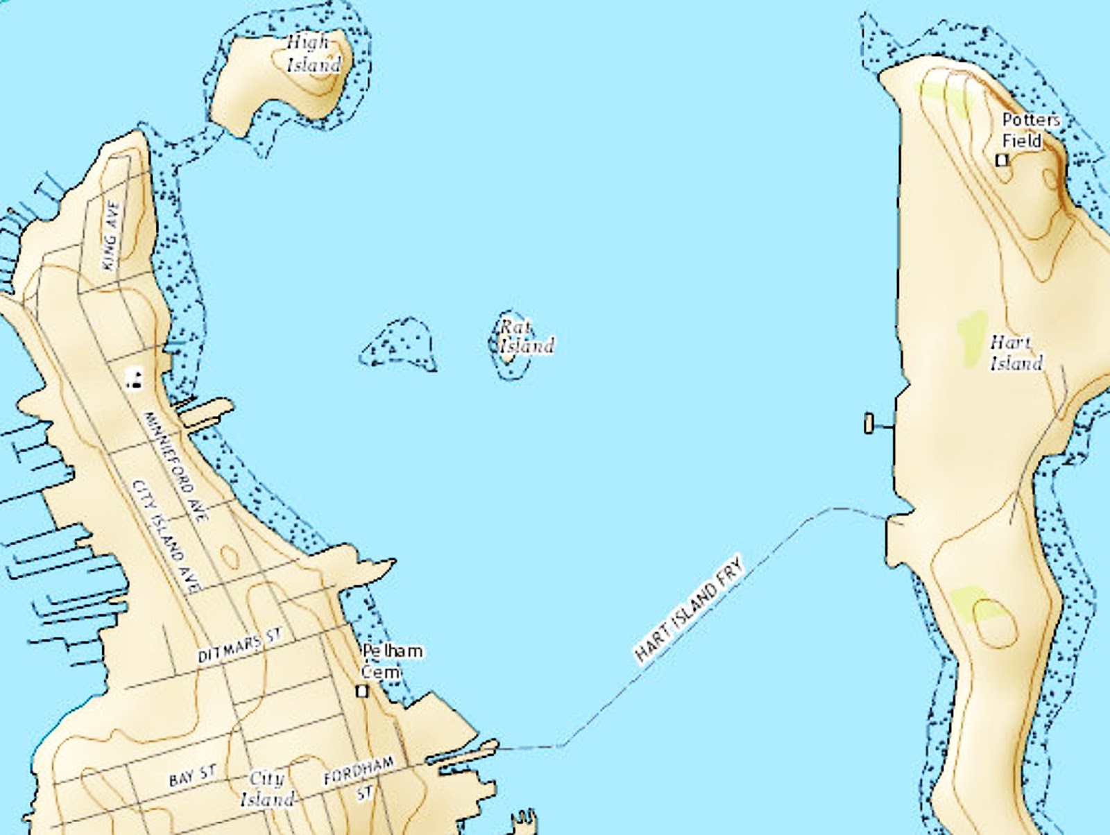 Historic Pelham Historic Rat Island, One of the Pelham Islands First