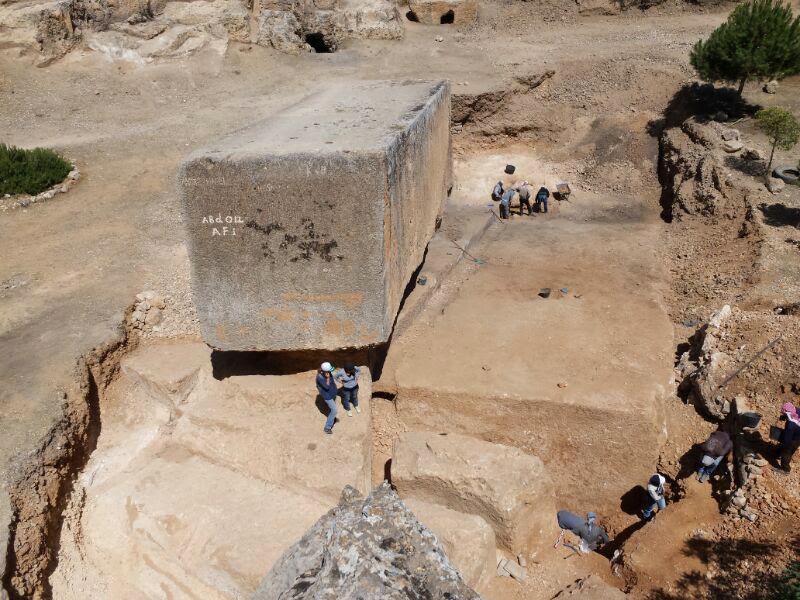 Largest ancient stone block discovered in Baalbek