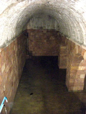 Cistern of Montjuic Castle in Barcelona