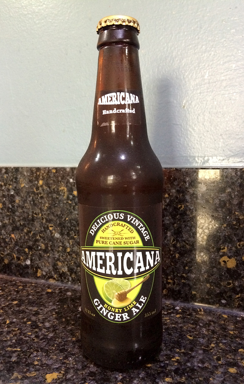 Steve's Root Beer Journal Americana Honey Lime Ginger Ale