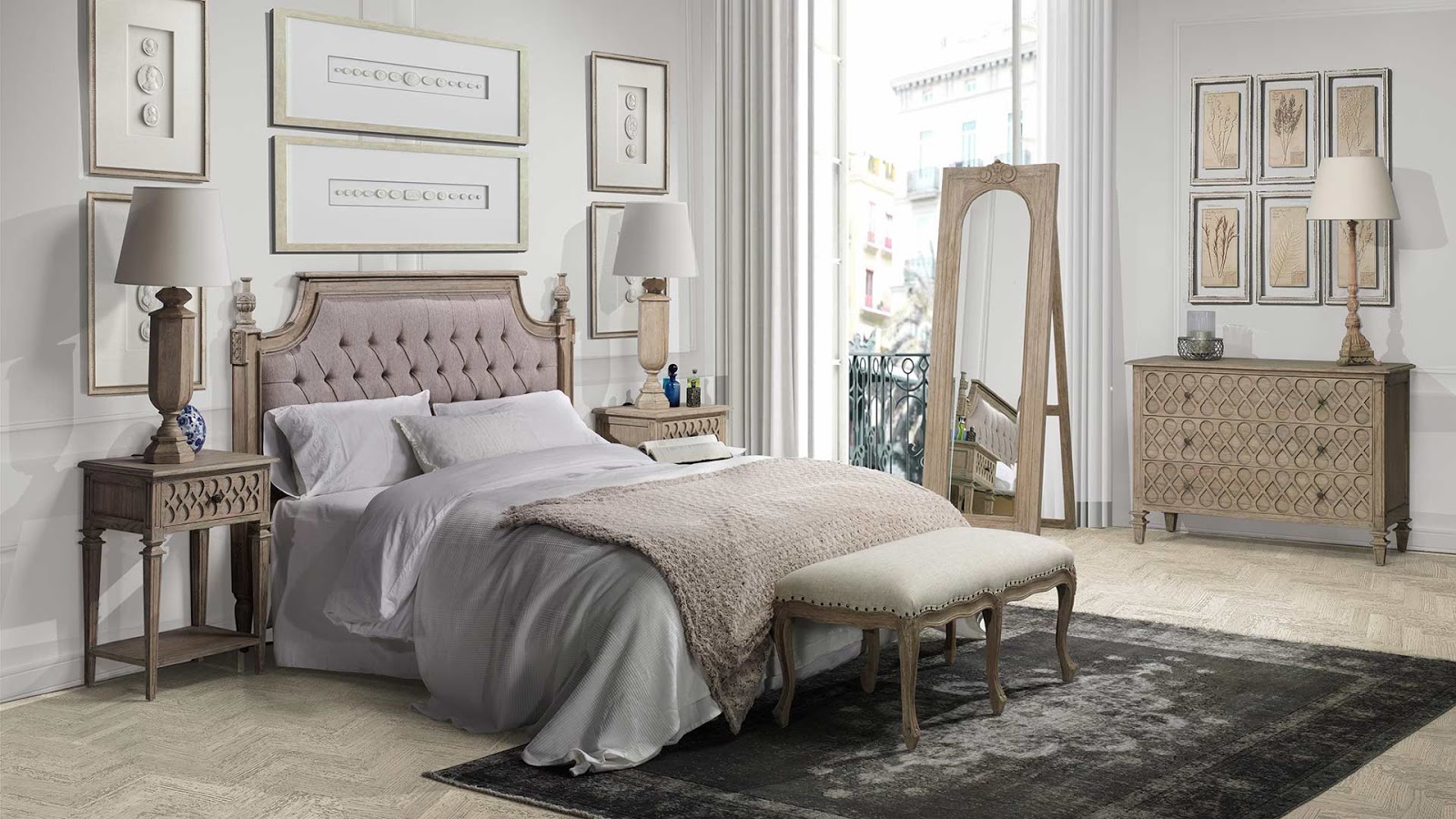 Muebles de Dormitorio: CABECEROS PARA DORMITORIOS CLASICOS