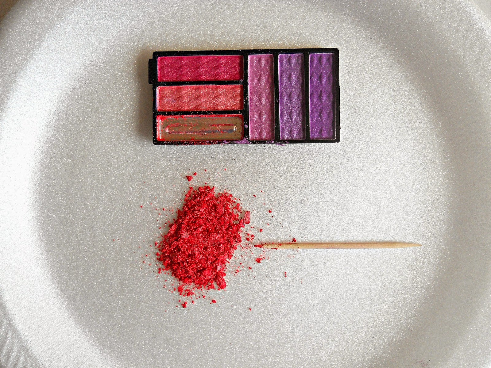 Eyeshadow To Paint DIY Running With A Glue Gun