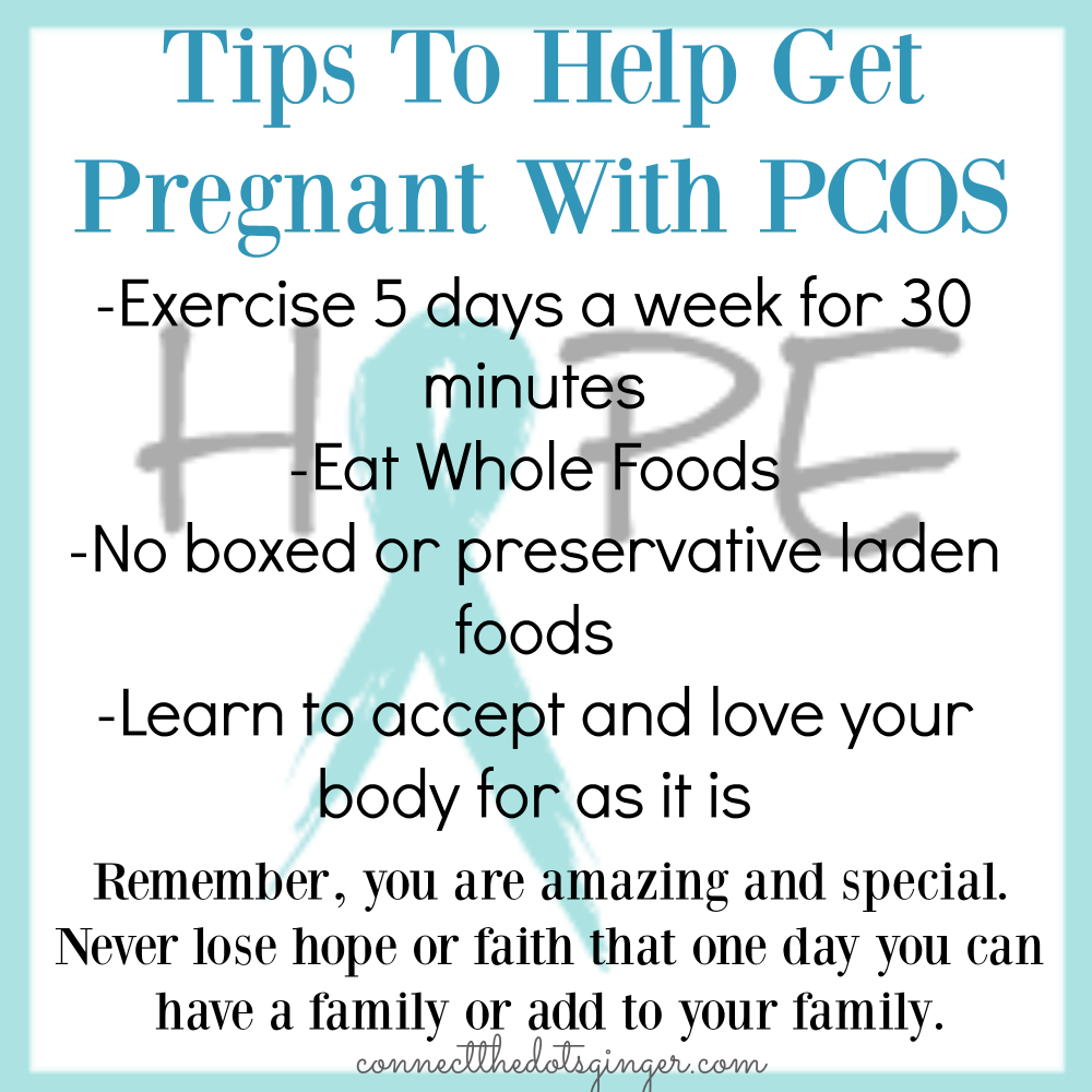 Connect The Dots Ginger Becky Allen Pcos And Getting Pregnant