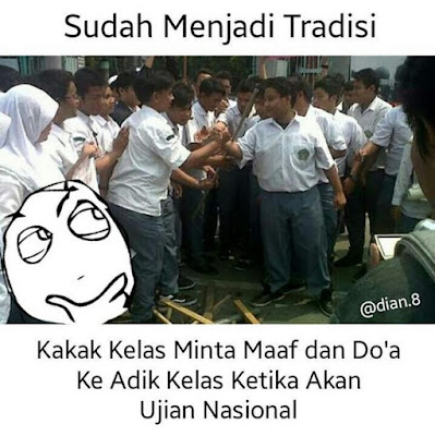 pas mau ujian aja sih, gininya