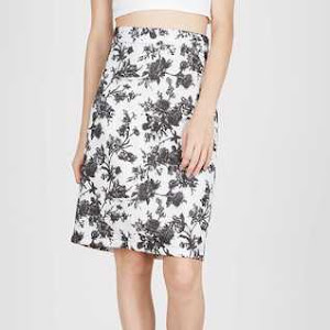 Rok Edelin White Pencil Skirt
