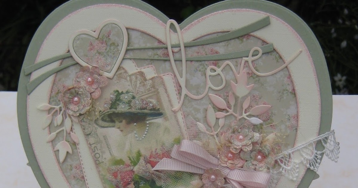 pamscrafts Easel Heart.