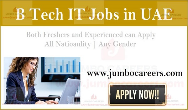 Latest IT Jobs in Dubai 2019 for Freshers and Experienced Candidates