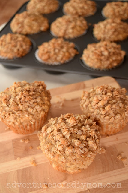 Healthy Applesauce Oat Breakfast Muffins