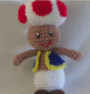 PATRON GRATIS TOAD (MARIO BROS) AMIGURUMI 577