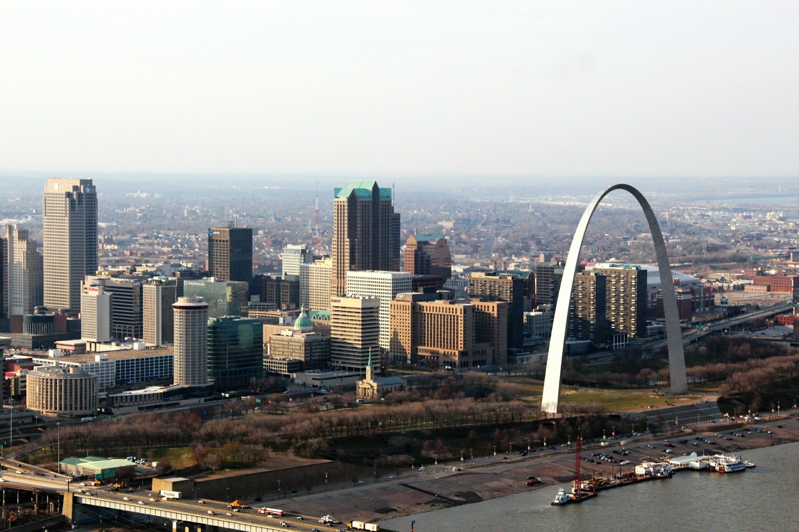 Helicopter Ride over Downtown St. Louis
