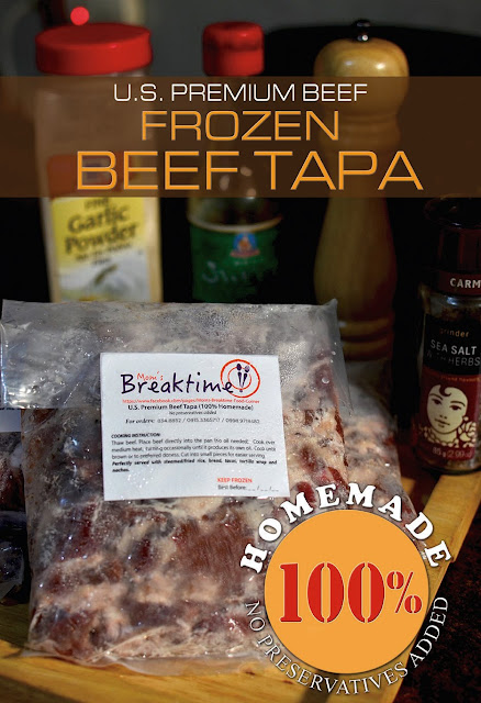 US Premium Beef Frozen Tapa from Mom's Breaktime Food Corner
