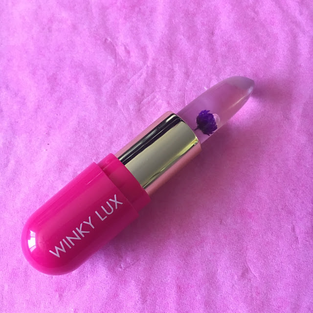 Winky Lux, Winky Lux Flower Lip Balm Pink, On Wednesdays We Wear Pink, lips, lip balm, lip stain, lipstick