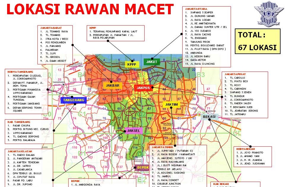 Kelurahan KuninganTimur: Peta Rawan Macet DKI Jakarta