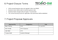 Project Closure Terms