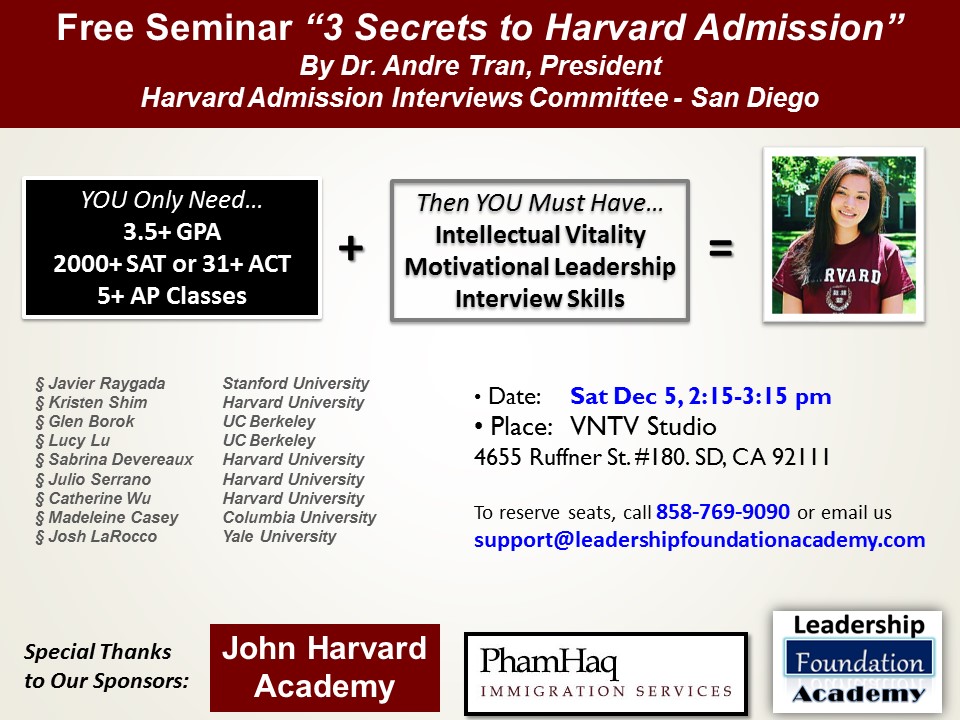 Harvard Leadership Training Program