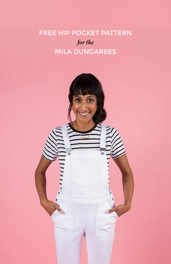 How to add hip pockets to your Mila dungarees! - Tilly and the Buttons