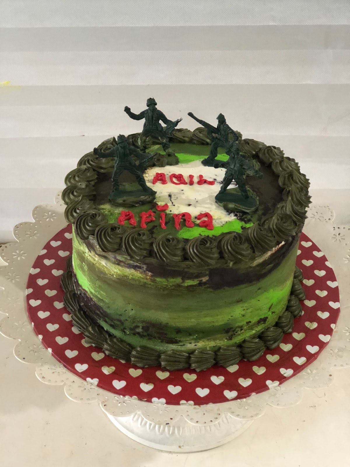 ninie cakes house: Soldier Cake